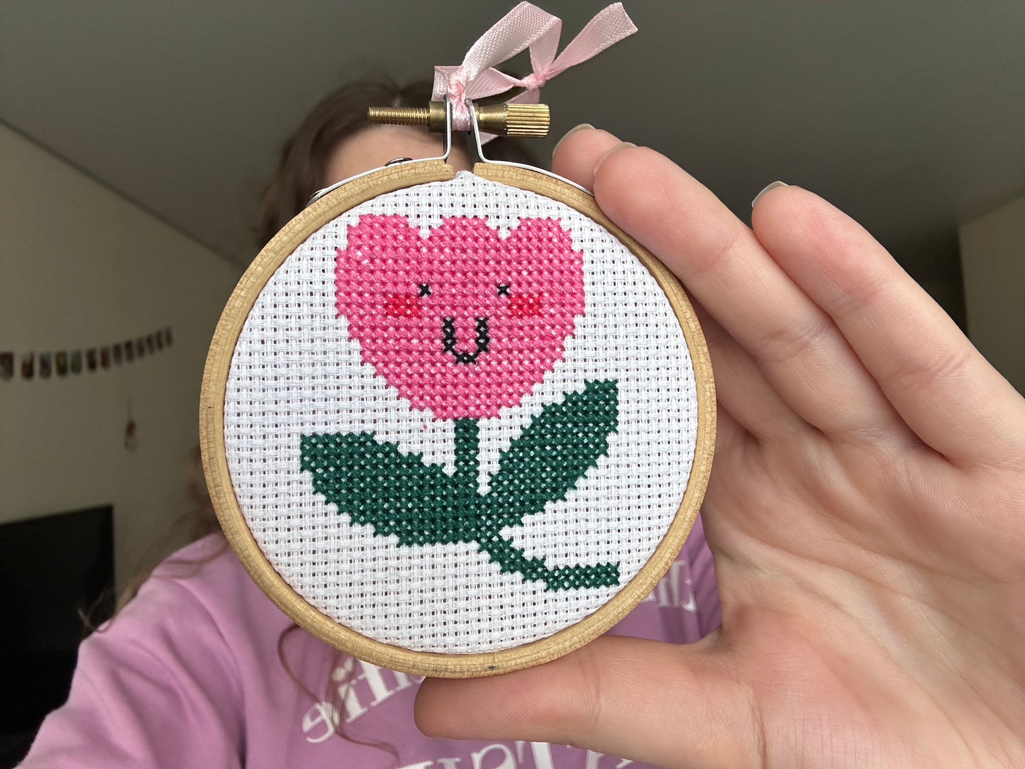 Mini Flower pattern - Beginner friendly cross stitch PDF