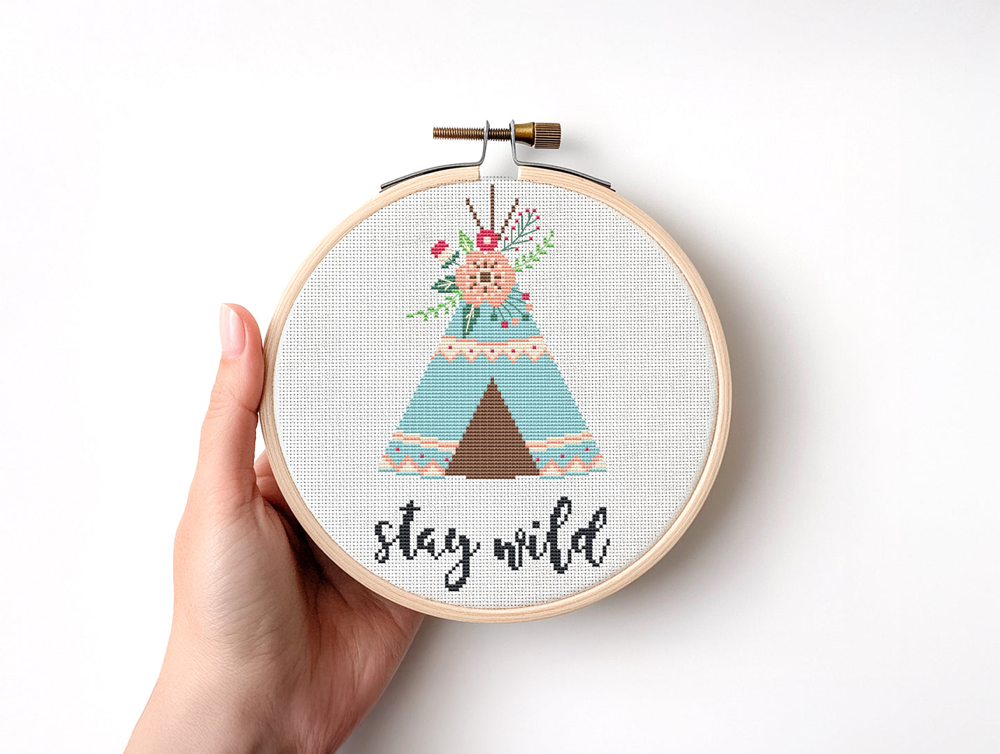 Stay Wild - Free Cross Stitch Pattern - PDF file