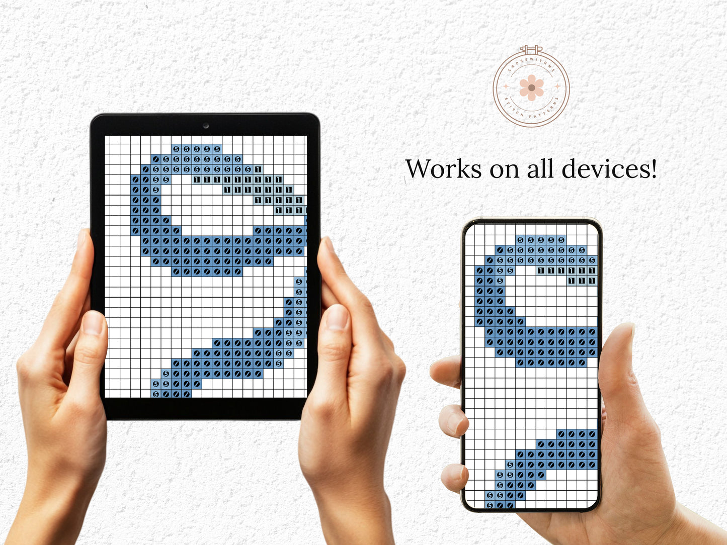Beginner Cross Stitch Pattern Bundle – Set of 10 - PDF