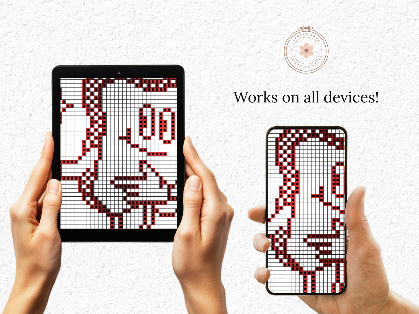 Get This Bread funny cross stitch pattern – modern kitchen quote PDF embroidery chart with minimalist design