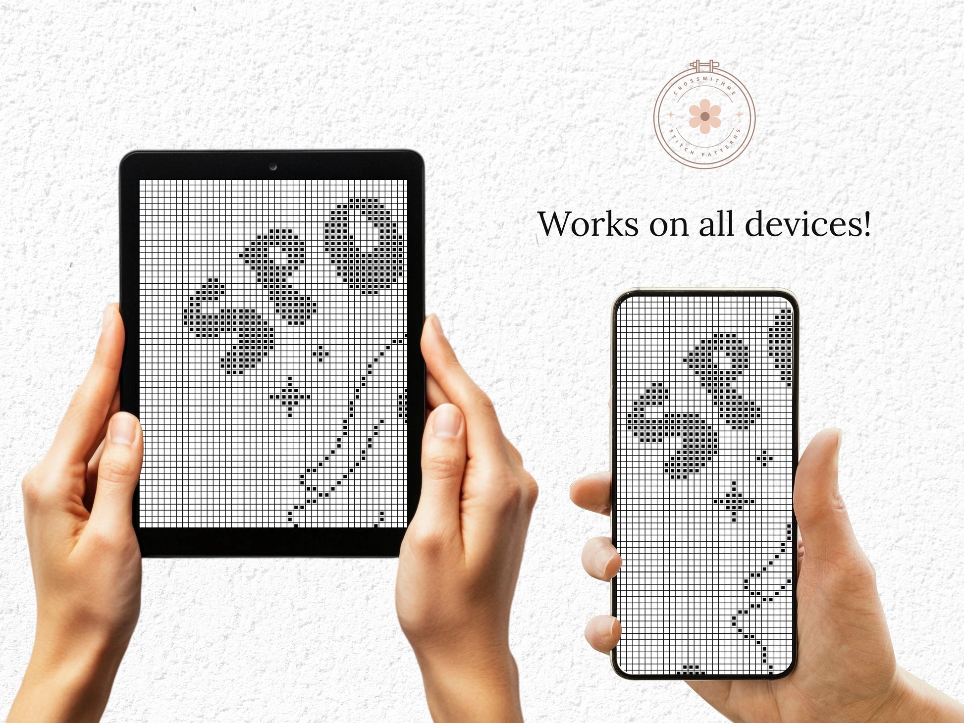 Spooky Season Quote Halloween cross stitch pattern with a Ghost