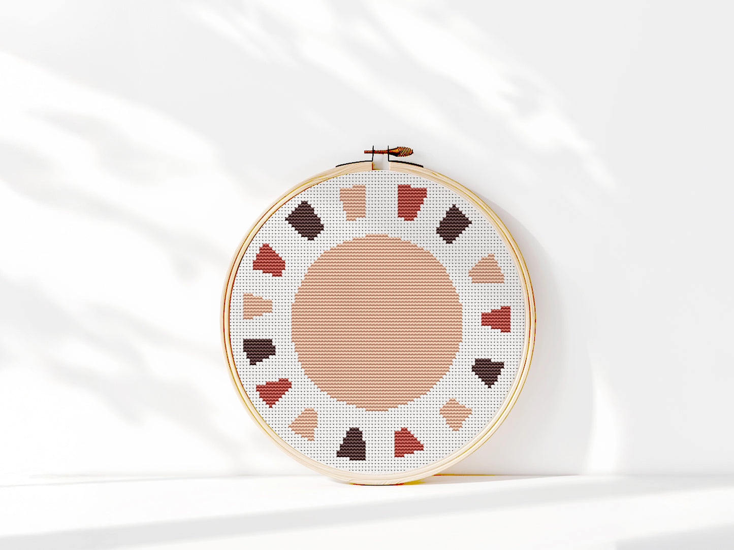 Boho Sun cross stitch PDF Pattern