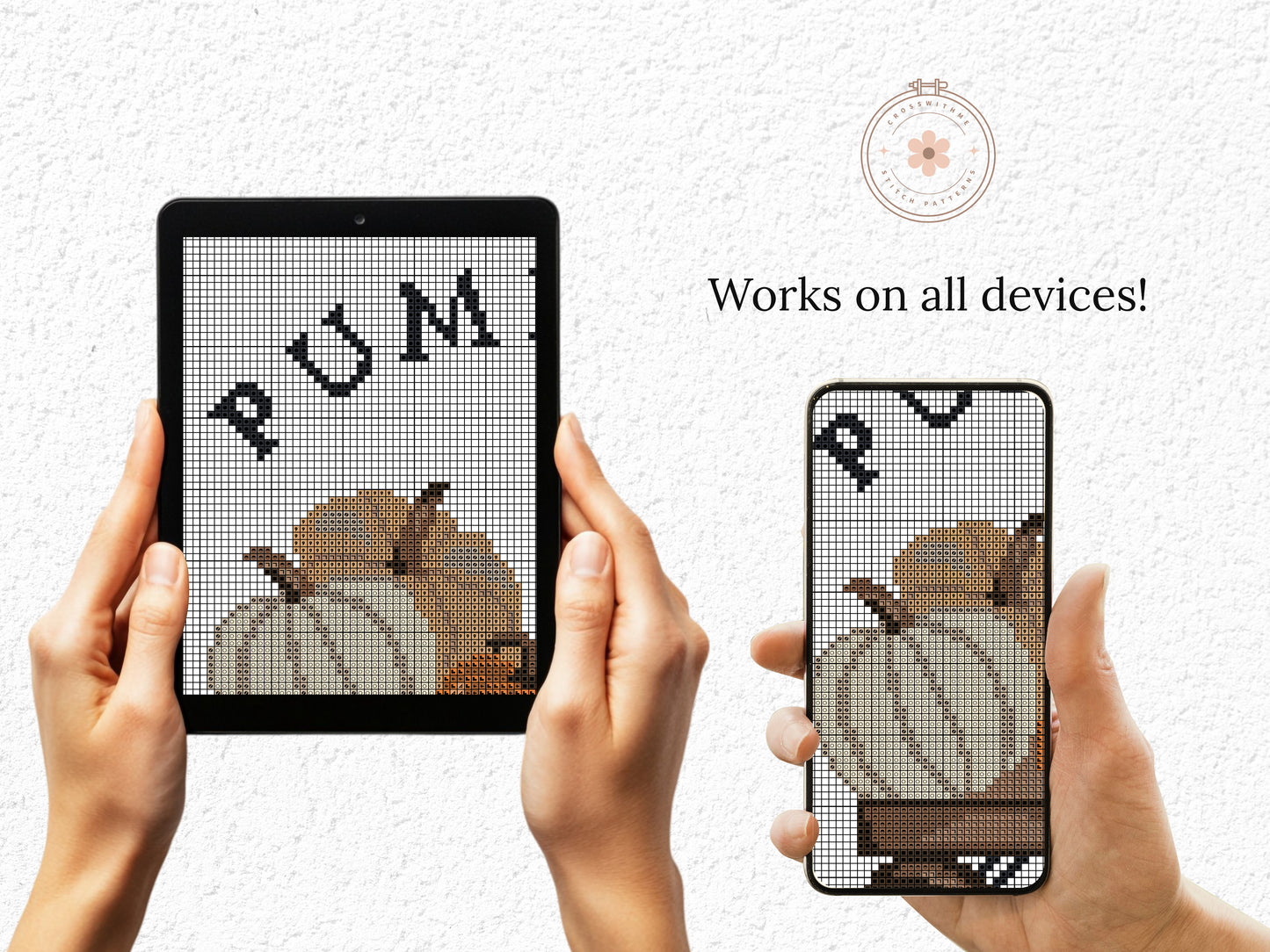 Pumpkins Cross Stitch Pattern PDF – Cozy Autumn Season Embroidery Chart