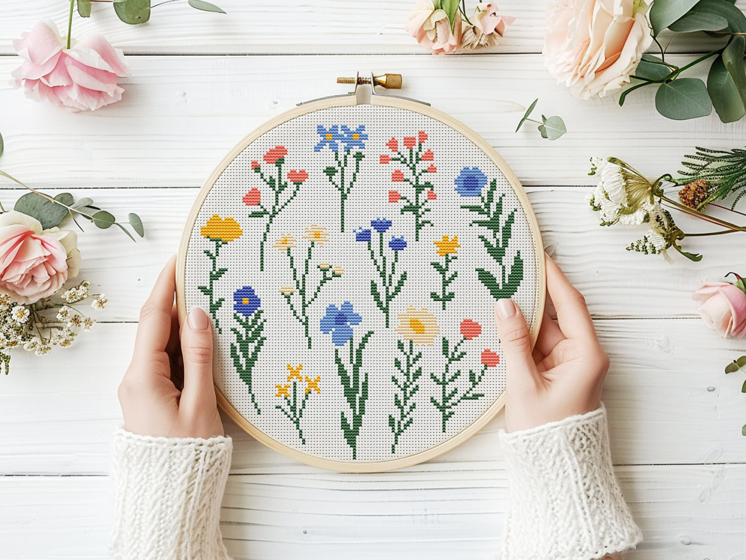 Free cross stitch patterns in modern PDF format – beginner-friendly embroidery templates to download