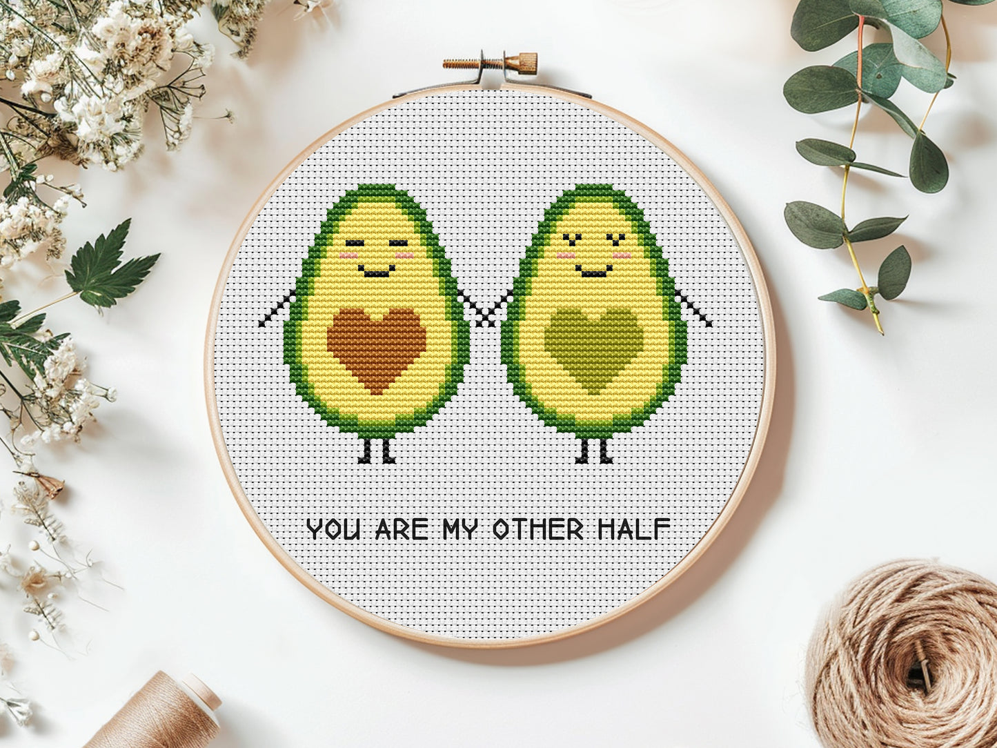 funny cross stitch patterns set, coffee wine quote, avocado love embroidery, donut coffee minimalist charts, modern pdf hoop art