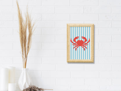 Shrimp, Crab & Langoustine Cross Stitch Pattern Set – 3 Summer PDF files
